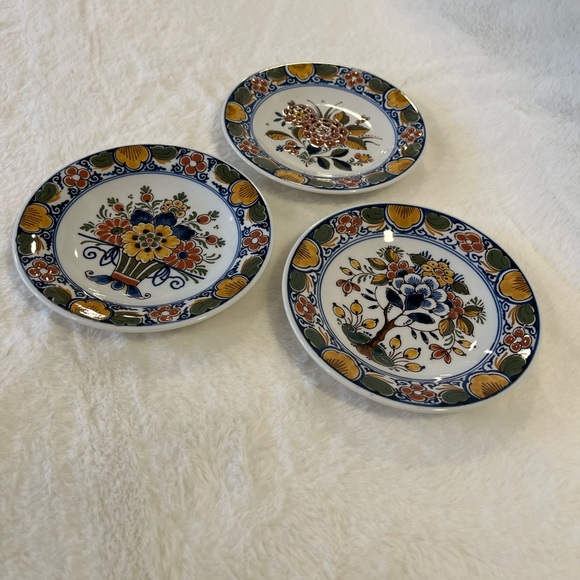 Vintage royal delft set of 3 with certificate - Picture 1 of 11